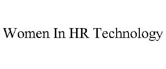 WOMEN IN HR TECHNOLOGY