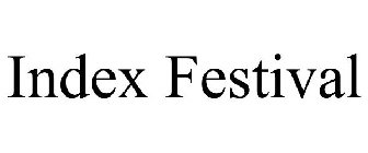 INDEX FESTIVAL