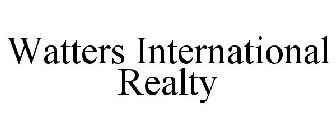 WATTERS INTERNATIONAL