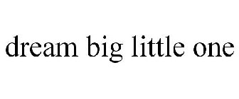 DREAM BIG LITTLE ONE