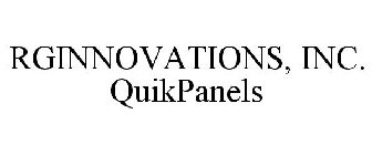 RGINNOVATIONS INC. QUIKPANELS