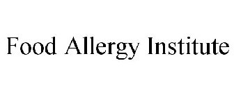 FOOD ALLERGY INSTITUTE