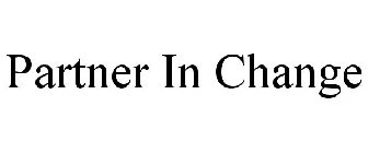 PARTNER IN CHANGE