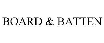 BOARD & BATTEN