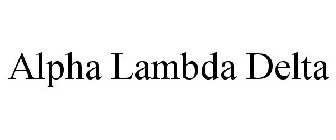 ALPHA LAMBDA DELTA