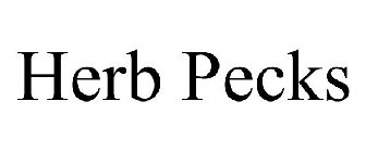 HERB PECKS