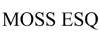 MOSS ESQ