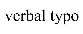 VERBAL TYPO