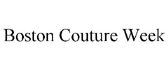 BOSTON COUTURE WEEK