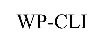 WP-CLI