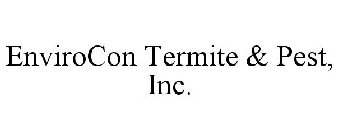 ENVIROCON TERMITE & PEST, INC.