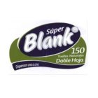 SUPER BLANK O. 150 TOALLAS NATURALES DOBLE HOJA DISPENSAN UNA A UNA