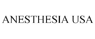 ANESTHESIA USA
