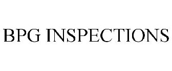 BPG INSPECTIONS