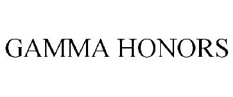 GAMMA HONORS