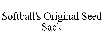 SOFTBALL'S ORIGINAL SEED SACK
