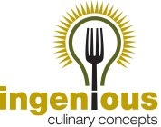 INGENIOUS, CULINARY CONCEPTS