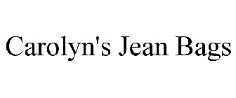 CAROLYN'S JEAN BAGS