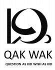 QAK WAK QUESTION AS KID WISH AS KID