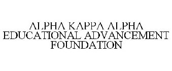 ALPHA KAPPA ALPHA EDUCATIONAL ADVANCEMENT FOUNDATION