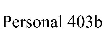 PERSONAL 403B