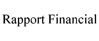 RAPPORT FINANCIAL