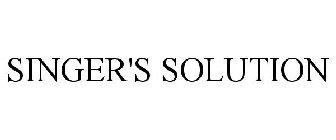 SINGER'S SOLUTION