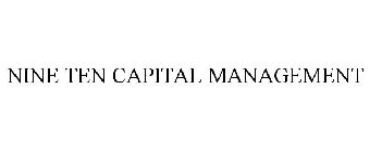 NINE TEN CAPITAL MANAGEMENT