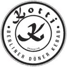 KOTTI · BERLINER DÖNER KEBAB · K BROOKLYN