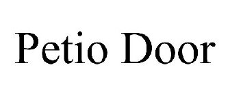 PETIO DOOR