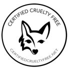 CERTIFIED CRUELTY FREE CERTIFIEDCRUELTYFREE.NETREE.NET