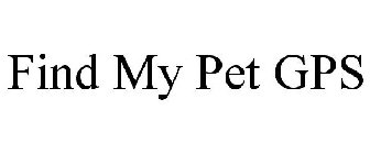 FIND MY PET GPS