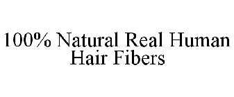 100% NATURAL REAL HUMAN HAIR FIBERS