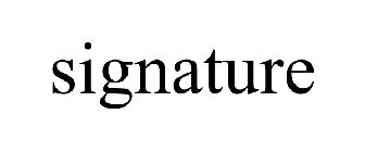 SIGNATURE