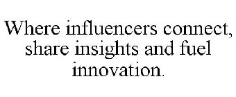 WHERE INFLUENCERS CONNECT, SHARE INSIGHTS AND FUEL INNOVATION.