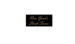 NEW YORK'S STEAK SAUCE