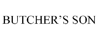BUTCHER'S SON