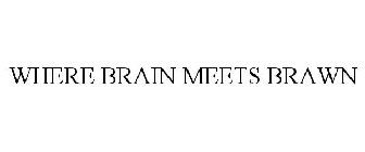 WHERE BRAIN MEETS BRAWN