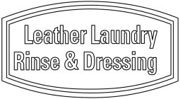 LEATHER LAUNDRY RINSE & DRESSING