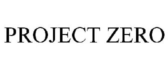 PROJECT ZERO