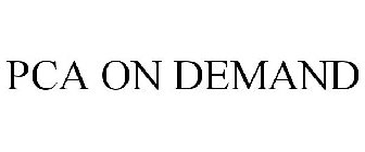 PCA ON DEMAND