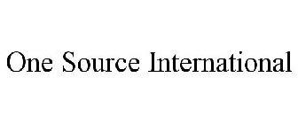 ONE SOURCE INTERNATIONAL