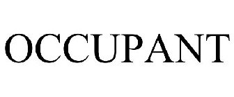 OCCUPANT