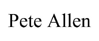 PETE ALLEN