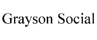 GRAYSON SOCIAL