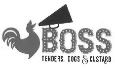 BOSS TENDERS, DOGS & CUSTARD