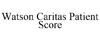 WATSON CARITAS PATIENT SCORE