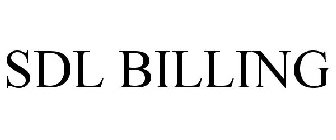 SDL BILLING