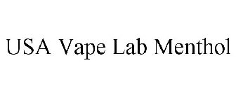 USA VAPE LAB MENTHOL