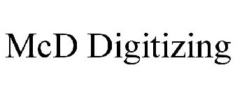 MCD DIGITIZING